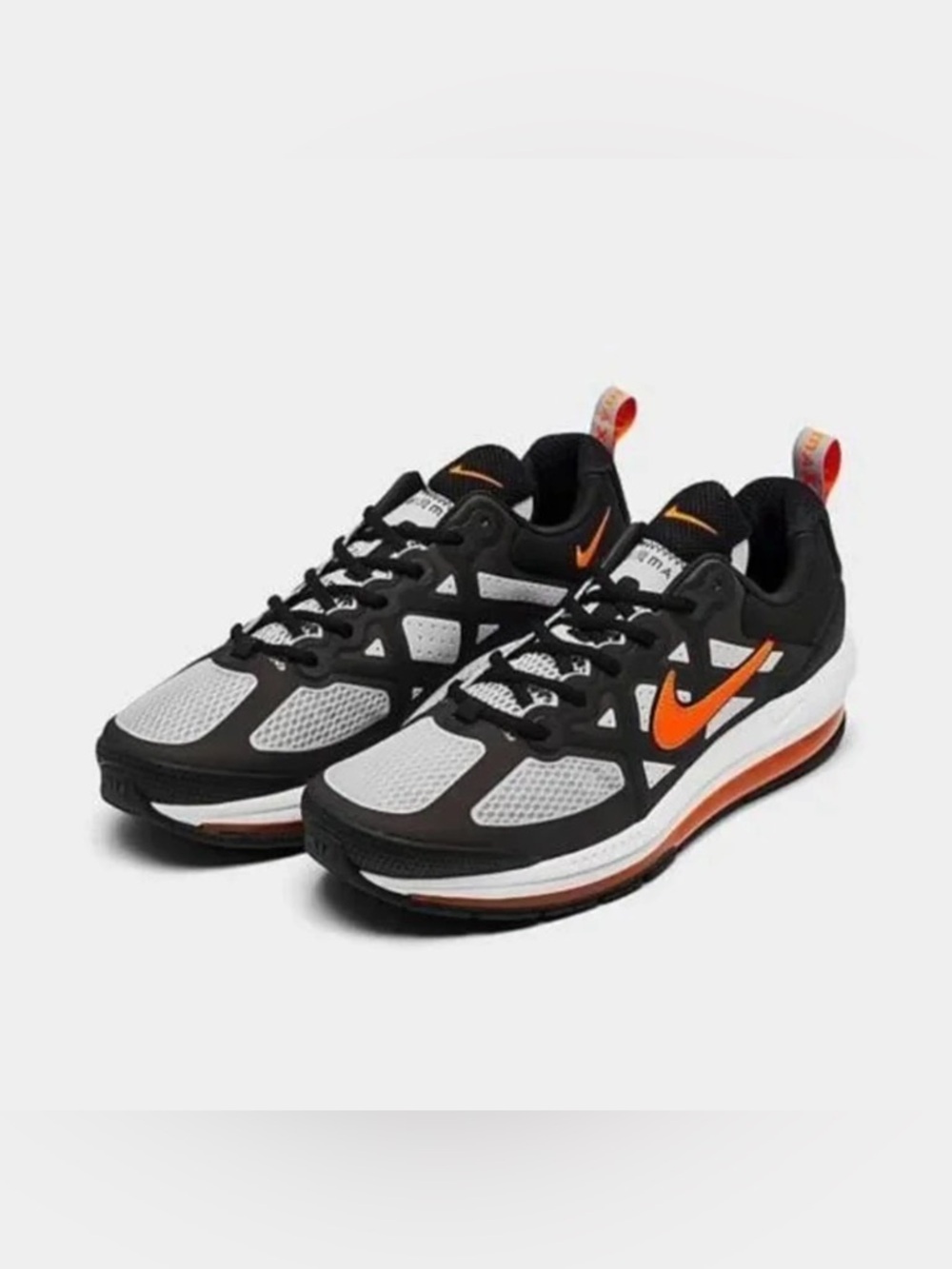 Men’s Nike Air Max Genome Grey Fog Total Orange Sneakers Size 13 Retails: $170